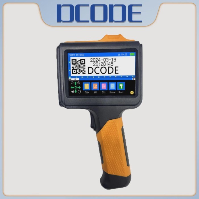 DCODE 1790PLUS 12.7mm Handheld Printer Text QR Barcode Batch Number Logo Date Label Printer Handhel