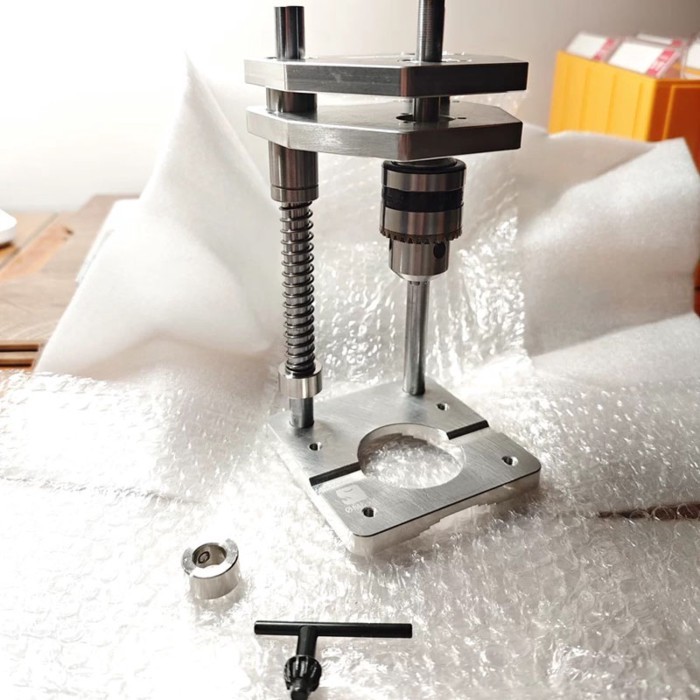 Vertical Hand Drill Profile Vertical Drill Auxiliary Support/Aluminum Profile Woodworking Vertical