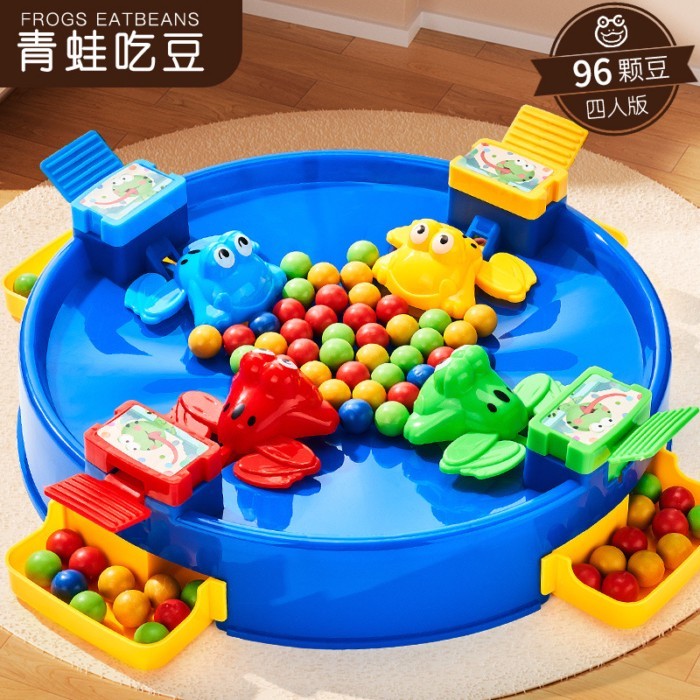 Frog Pacman ของเล่นเด็กผู้ชายอายุ 3 ถึง 6 ปีเกมปริศนาเดสก์ท็อปแม่ลูกโต้ตอบการต่อสู้คู่หญิง