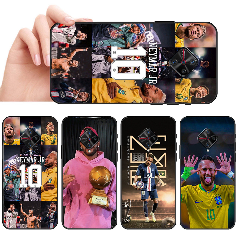 เคสโทรศัพท์สีดําแบบนุ่มสําหรับ Vivo S1 Pro Y9S X50 Lite SX36 neymar jr ปลอก Anti fall ฝาครอบป้องกัน