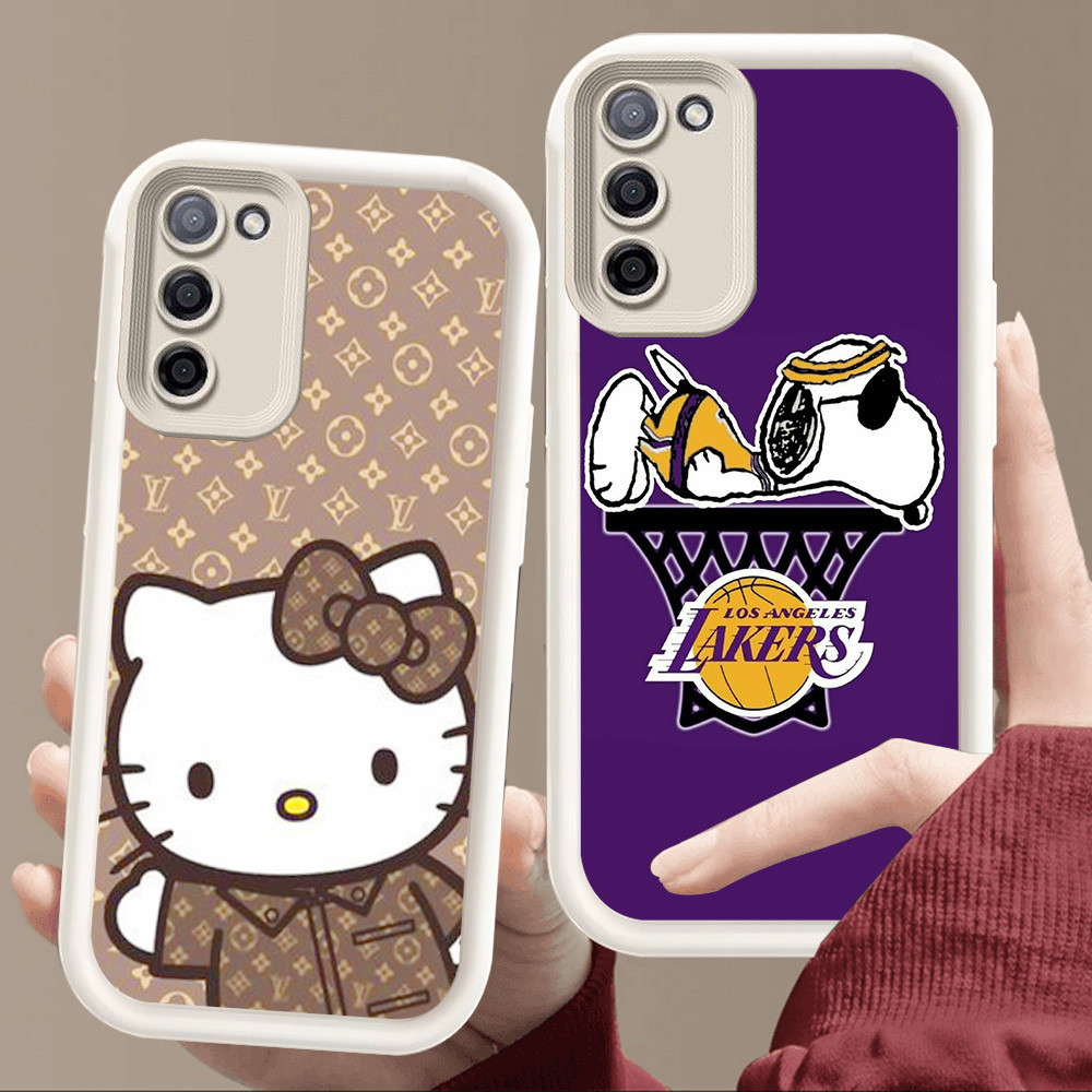 SAMSUNG เคสสําหรับSamsung J6 A31 A02 A02S M02S A03 Core A03S F02S A51 A71 M02 J4 Plusนุ่มสีขาวE71 Sn