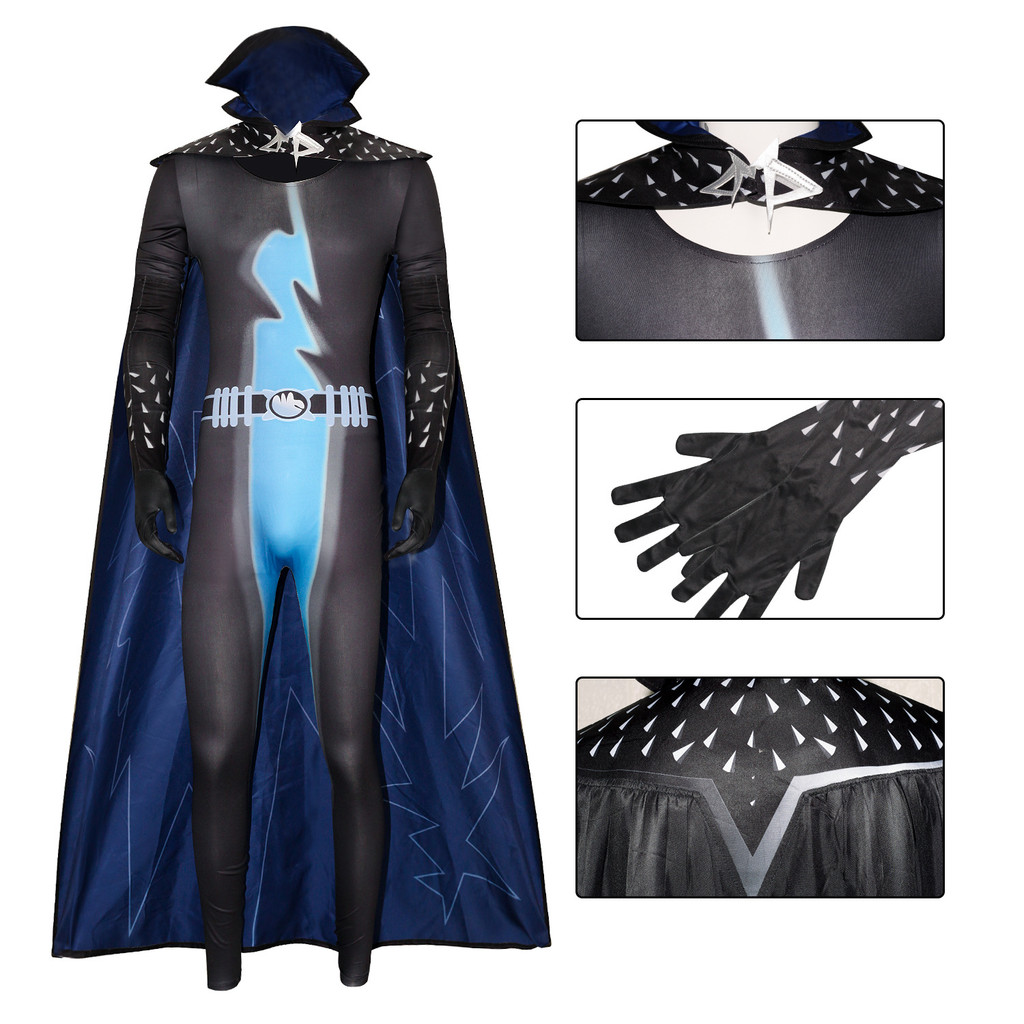 คอสเพลย์ Megamind Jumpsuit สำหรับฮาโลวีนและเกม anime