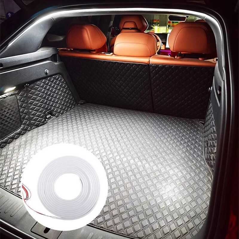 C LED Car Trunk Light Strip Waterproof Silicone Tail Box Light Multifunction Tail Light Strip For S