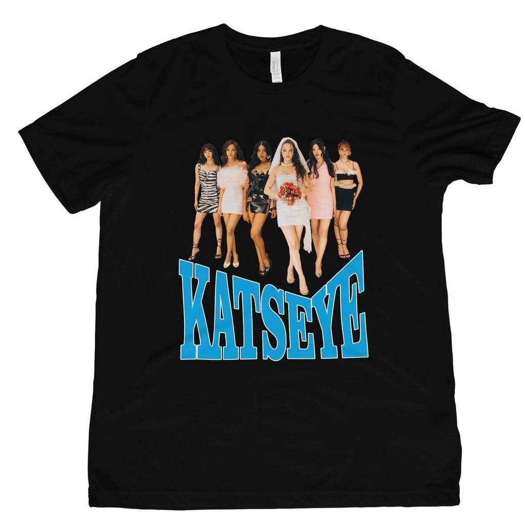 KATSEYE Kids T-Shirt Music Band Cute Fun Childrens Tee Top | Girl Group Hip Hop Leisure Streetwear C