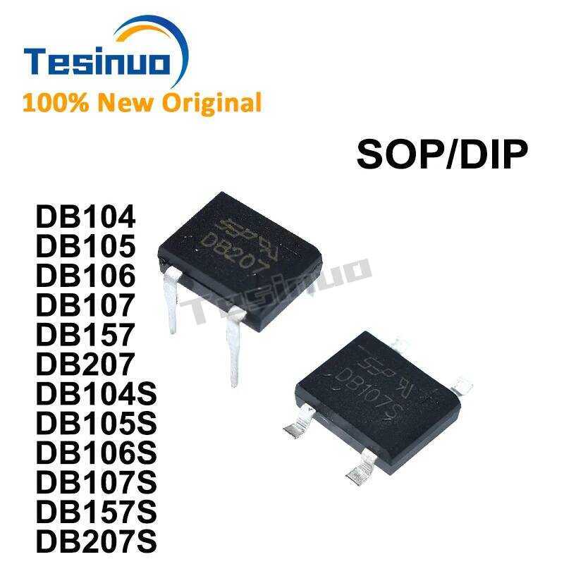 30 ชิ้น ใหม่ DB157 DB207 DIP4 DB104S DB105S DB106S DB104 DB105 DB106 DB107 DB107S DB157S DB207S SOP4
