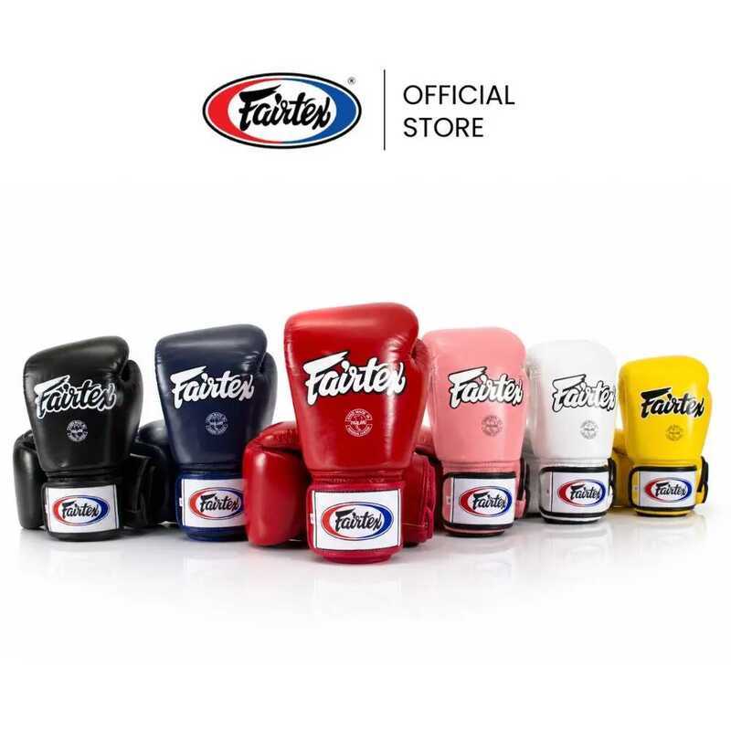 E9f Fairtex Boxing Gloves รุ่น Bgv1 นวมชกมวย แฟร์เท็กซ์ หนังแท้ Tight-Fit กระชับมือ นวมมวยแท้ สำหรั