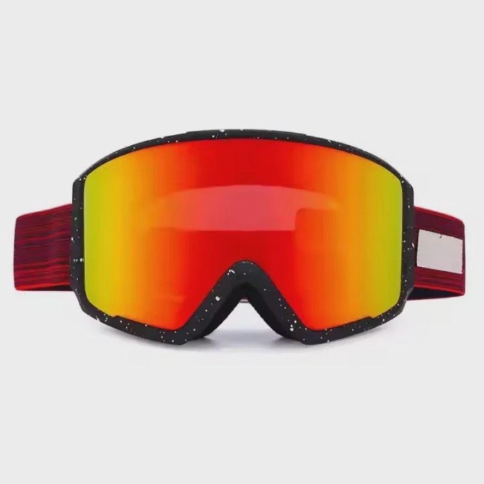 Outdoor Ski Goggles, Heated Goggles, Anti-fog For Snowmobiles, Magnetic Interchangeable Frameless,