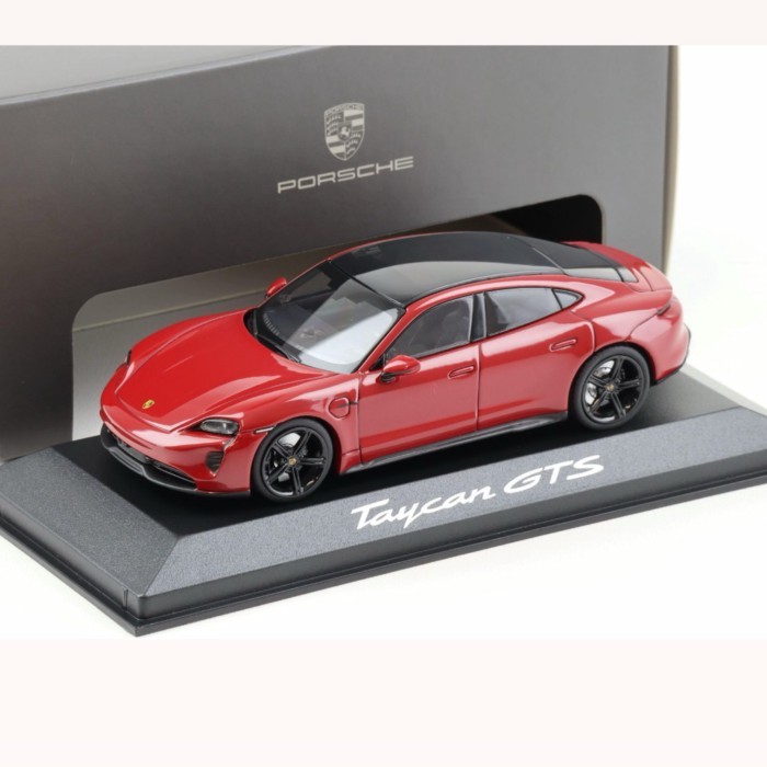 Porsche Original Factory Car Model New Energy Taycan GTS Porsche Model 1/43 2022