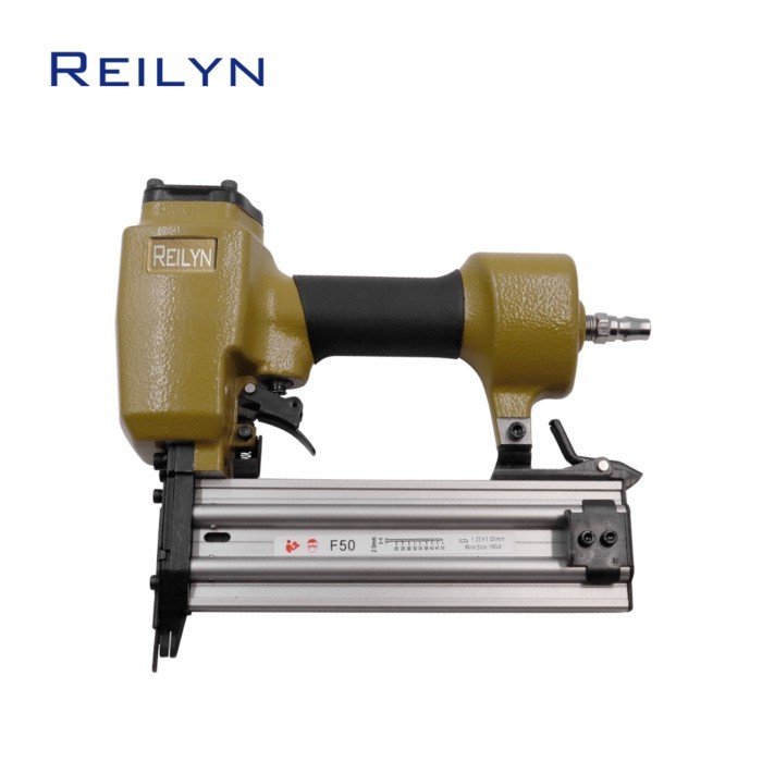 Reilyn F50 Air Framing Stapler 18GA Industrial Pneumatic Brad Nailer 20-50mm brad Nails for furnitu