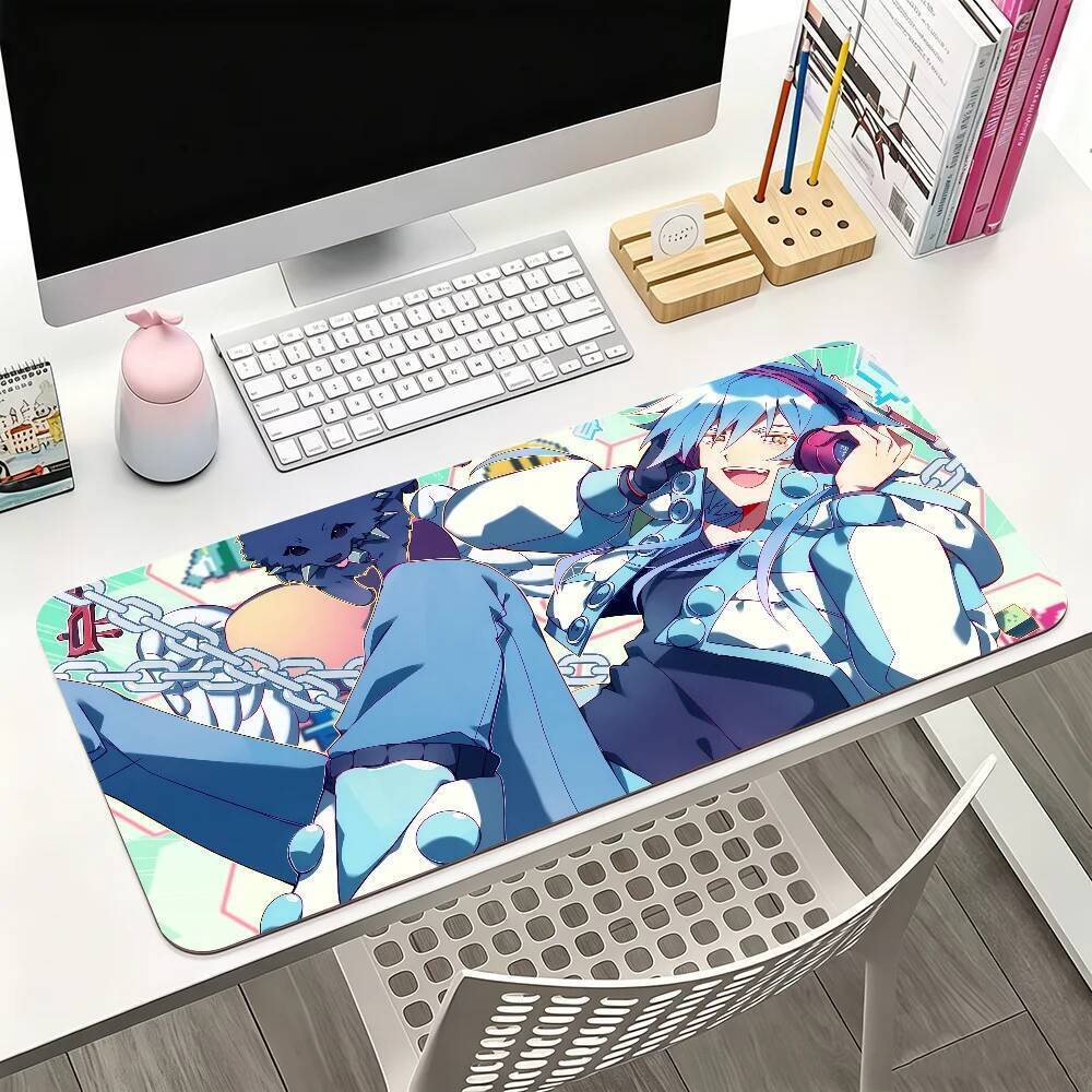 เกม DRAMAtical Murder Aoba Seragaki แผ่นรองเมาส์สําหรับเล่นเกมสํานักงานและแป้นพิมพ์ลื่นกันน้ําขนาดให