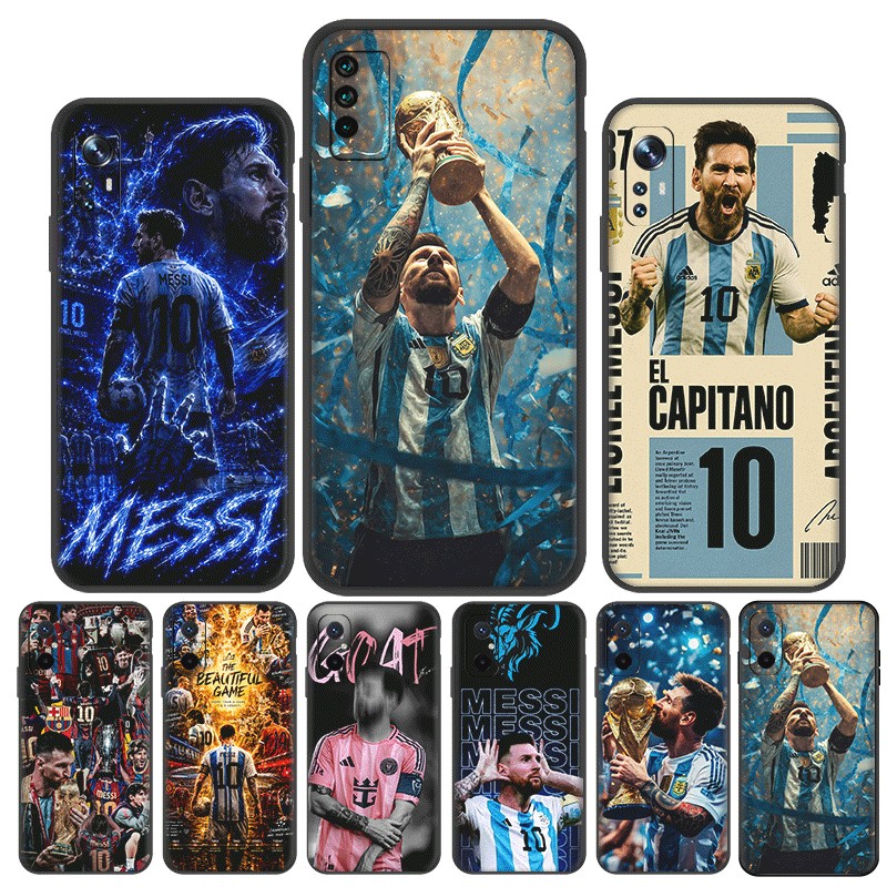 สําหรับ Xiaomi POCO M6 F6 X6 F7 X7 Pro 10T เคสโทรศัพท์ TPU นิ่มฝาครอบป้องกัน Lionel Messi (Q-9)