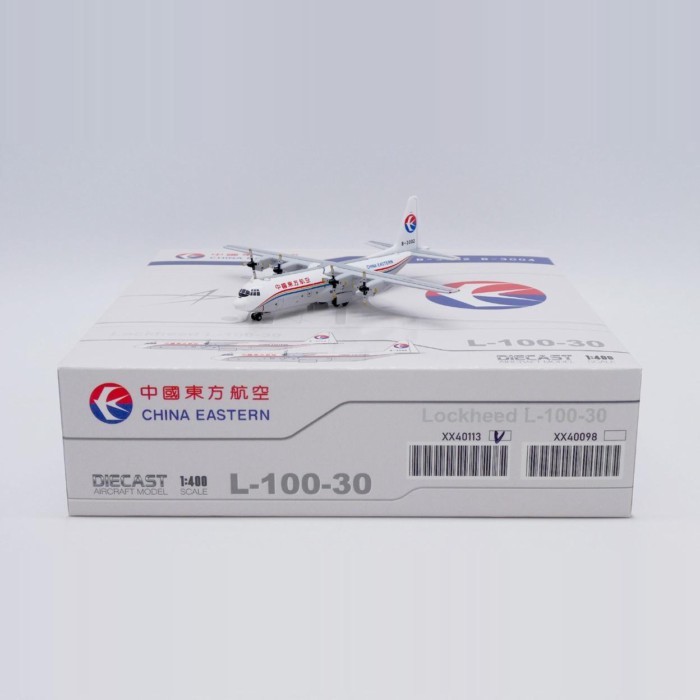 พร้อมสต็อก JC Wings 1: 400 China Oriental Airlines L-100-30 B-3002 โมเดลเครื่องบินโลหะผสมออกจากโมเดล