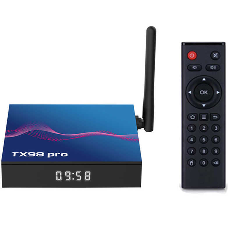 Tx98 pro ชุดกล่องด้านบน H618 4G/32 Android 14.0 HD Dual Band WIFI6+BT5 tanix tx68