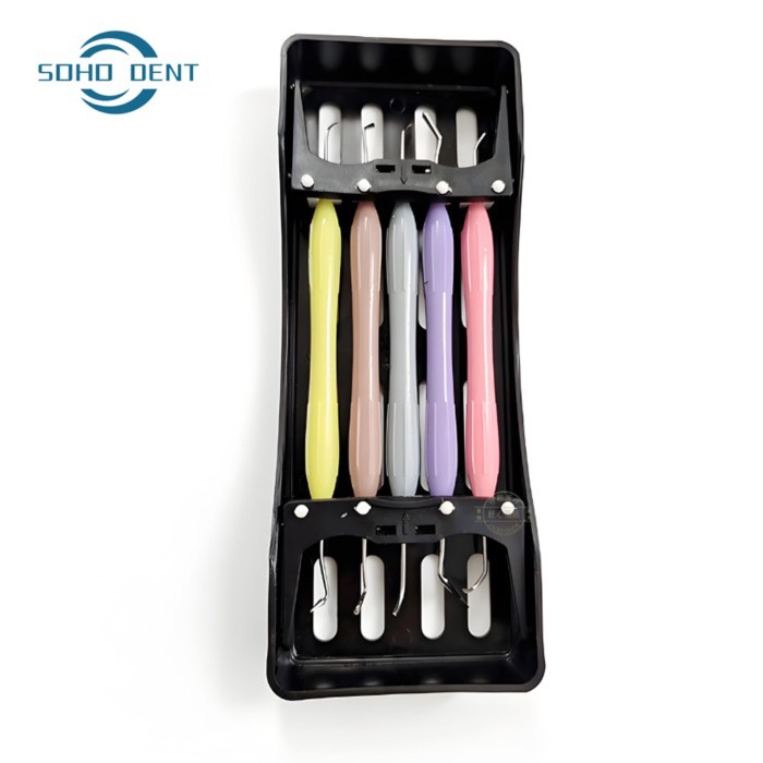Dental Resin Spatulas Silicon Set Dentistry Tool Composite Resin Filler Instruments Kit for Dentist