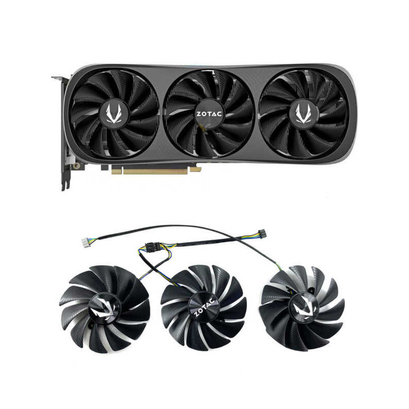 ZOTAC/ZOTAC RTX4070 4070S 4070ti 4070tiS 4080 TRINITY พัดลมการ์ดกราฟิก