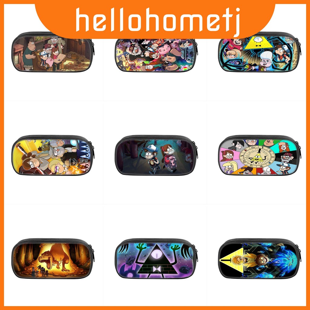 Gravity Theme Falls กระเป๋าดินสอสําหรับเด็กพร้อมที่เก็บเชิงพื้นที่สําหรับสํานักงานของโรงเรียนหรือ