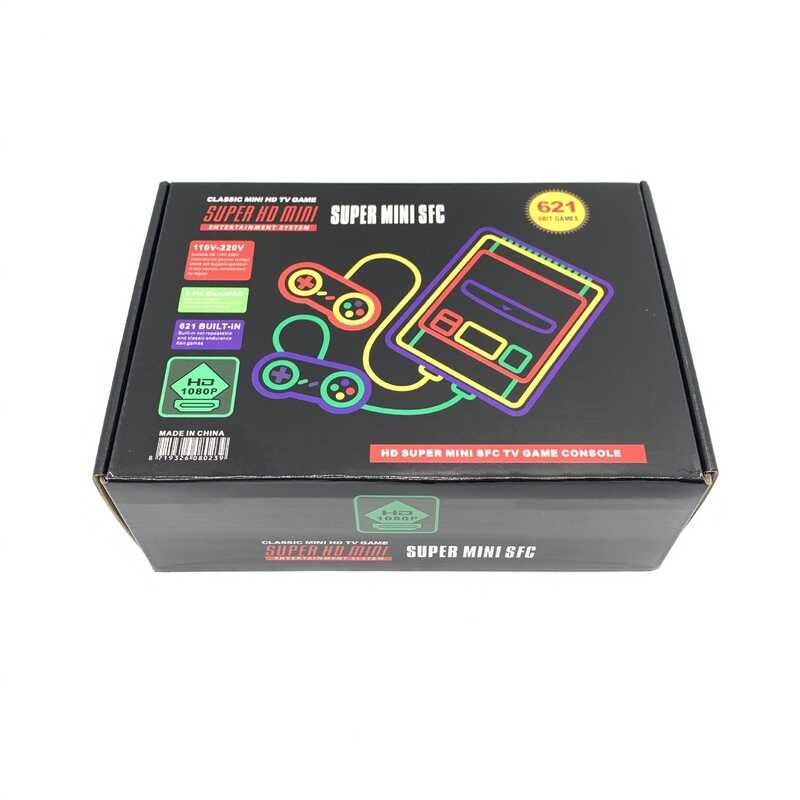 SFC621 Mini Game Console SNES HDMI HD TV Red White Console Double Built-in 621 เกม