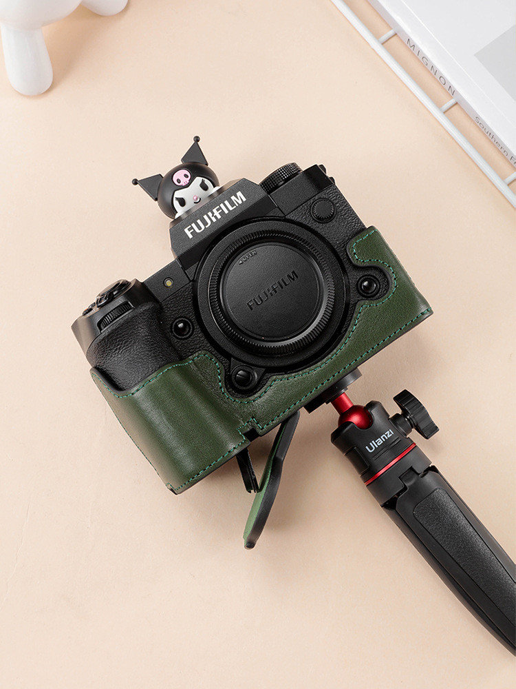 สมบัติคุณภาพเหมาะสําหรับกระเป๋า Fuji XH2 XH2S XH2 เคสหนังเคสป้องกัน