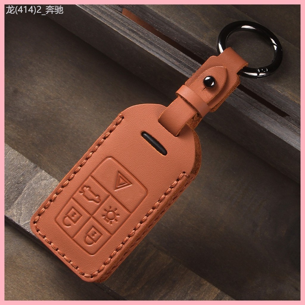 【2021-2025】 เหมาะสำหรับ Volvo xc60 ฝาครอบกุญแจ s90/s60/xc90/xc40/s60l/v60 กระเป๋ากุญแจหนังแท้