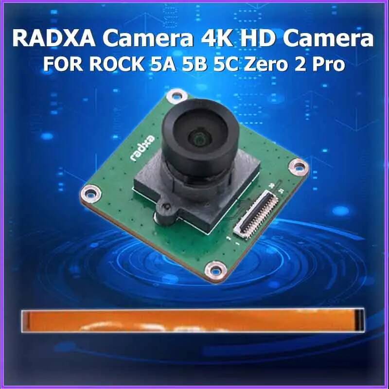 C RADXA กล้อง 4K HD กล้อง SONY IMX415 8.29M พิกเซลสําหรับ ROCK 5A 5B 5C Zero 2 Pro Development Board