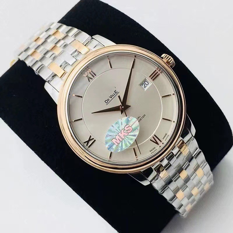 แฟชั่น ❤ แฟชั่น Oujia Mijia Diefei อัตโนมัติสแตนเลส 316 กันน้ํา Cowhide เข็มขัดเหล็ก Hollow fd9