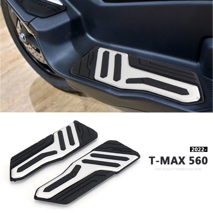 NEW Motorcycle Black Foot Pegs Footrests Footboard For Yamaha T-MAX 560 TMAX560 T-MAX560 TMAX 560 2