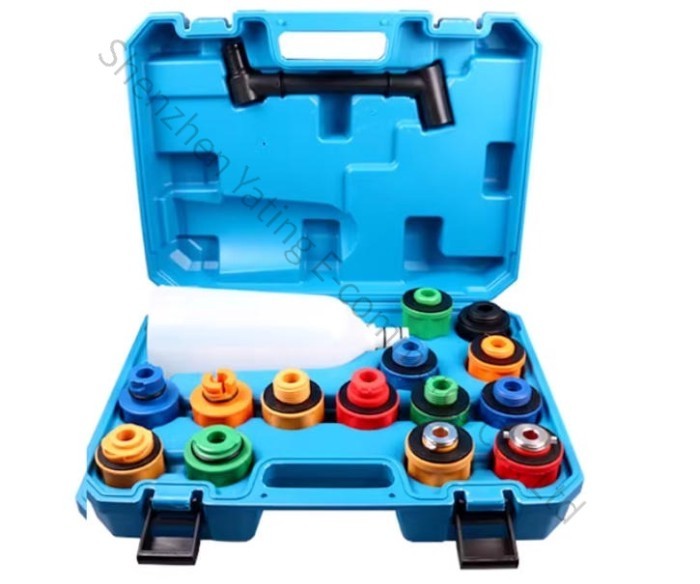 2L Car Engine Oil Filling Funnel Multifunctional Car Refueling Equipment Dedicated Oil Filler Nylon