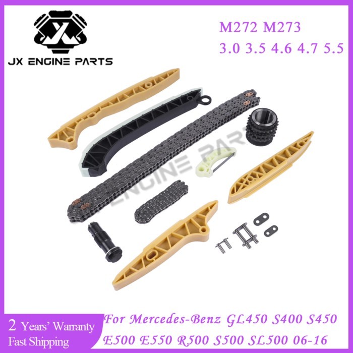 M272 M273 Engine Timing Chain Guide Kit For Mercedes-Benz 3.0 3.5 4.7 5.5 GL450 S400 S450 CL500 E50