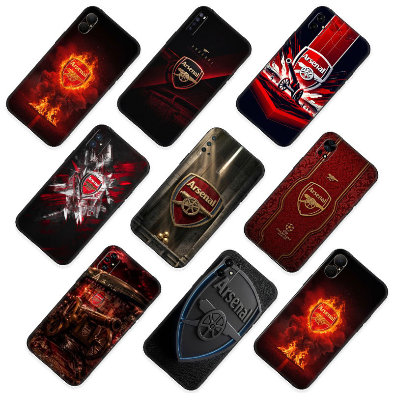 สําหรับ Huawei Y9A Y6 Y5 Y6s Prime Pro Y7 Y9 ป้องกันซิลิโคนนุ่ม TPU ฟุตบอล Club Arsenal Cool กรณี ^ 