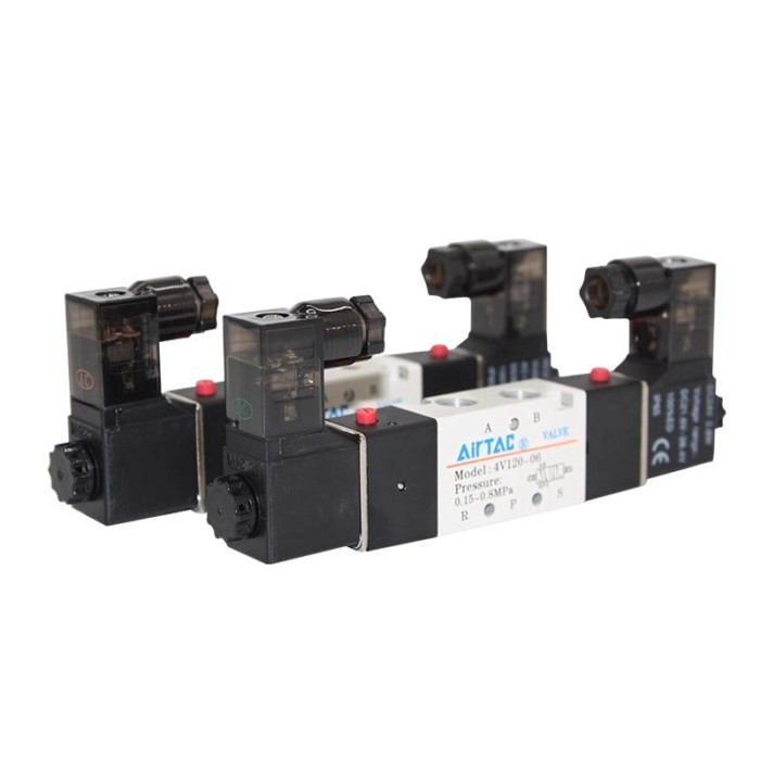 4V120-06-M5 4V12006B/A Double coil double electric control solenoid valve 4V120-06/AC110V