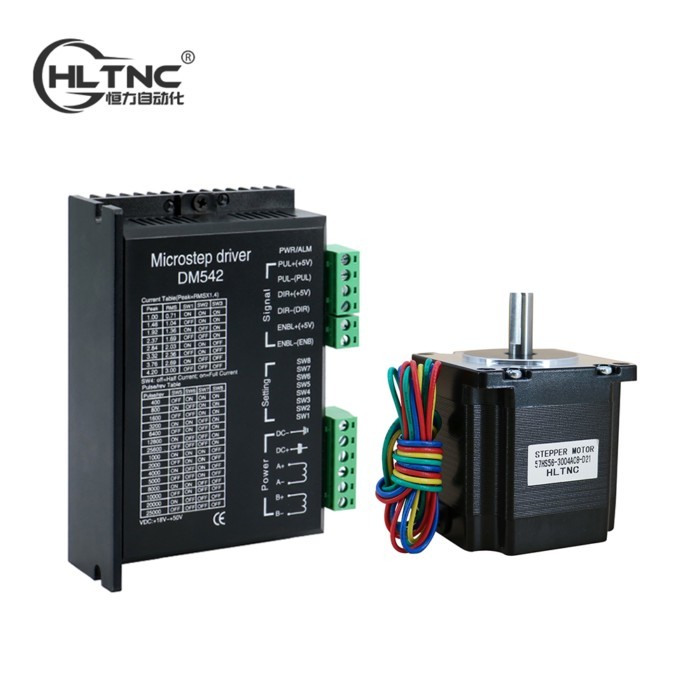 NEMA 23 57HS56 1.2N 56mm Stepper Motor With Hybrid Engine Driver Controller TB6600 DM542 DM556 For