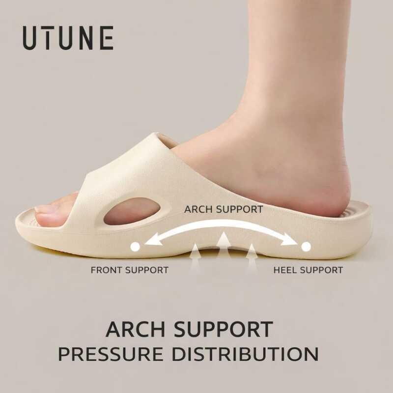 & & UTUNE Arch-port for Flat Feet Indoor EVA Slippers Non-Slip Unisex