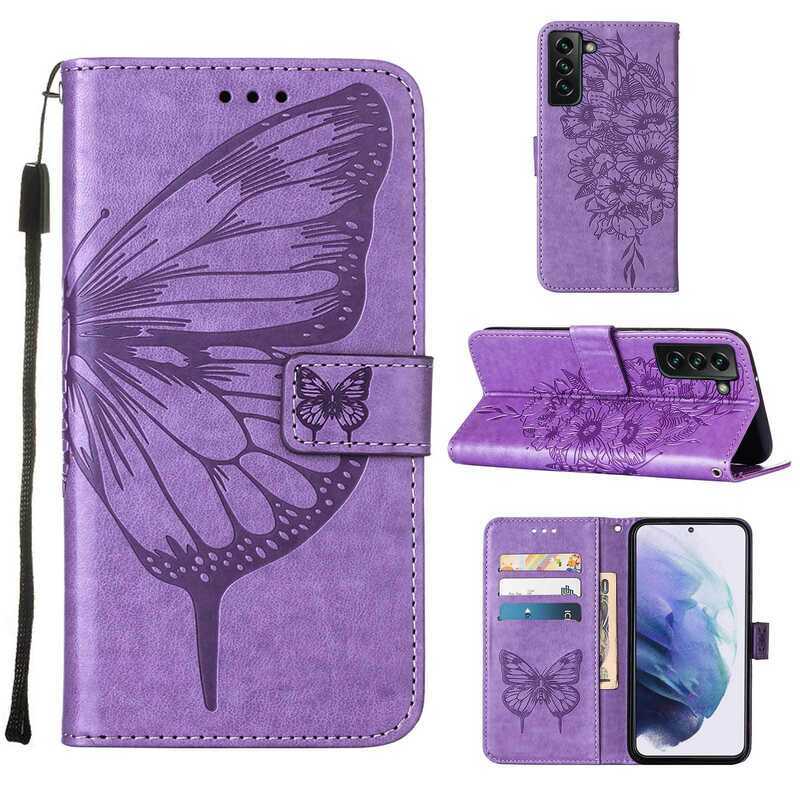 ผีเสื้อนูนเหมาะสําหรับ Cooper Cubot P90 โทรศัพท์มือถือซองหนังการ์ดพลิก Note60 เคสป้องกัน X1