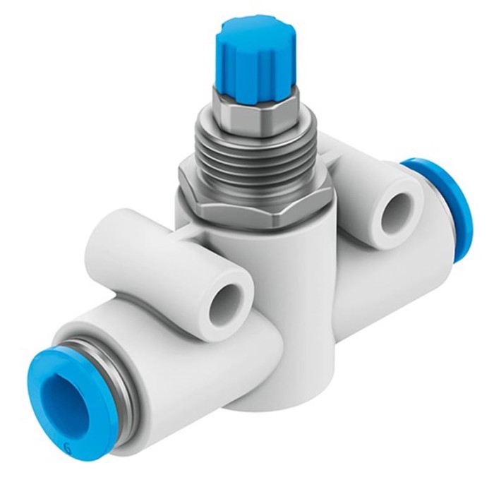 One-way throttle valve GR-QS-6 GR-QS-8 GR-QS-4