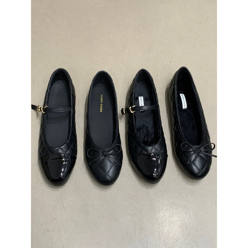 & Ballet Gentle Flat Shoes Black