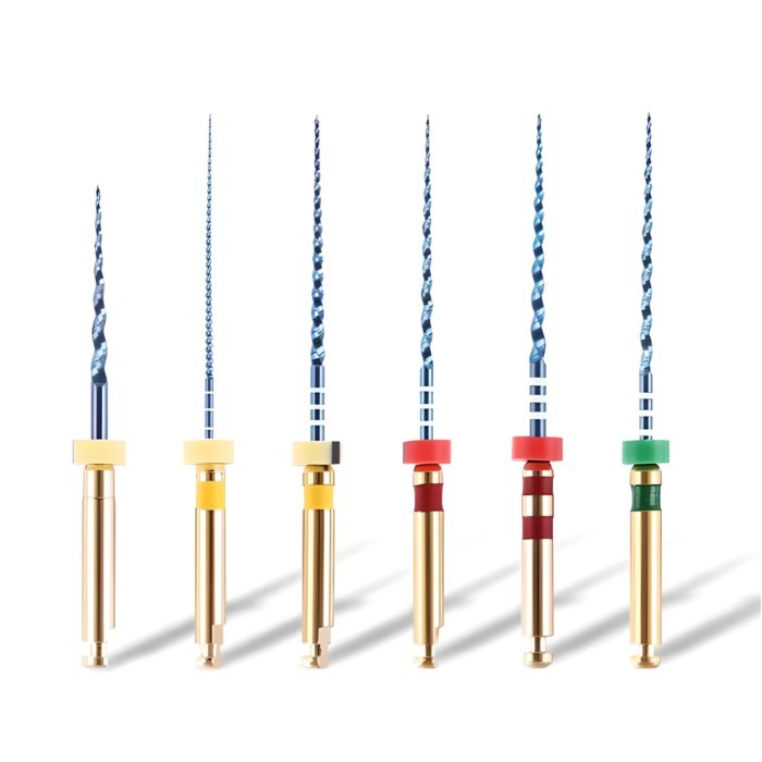 6pcs/Box Dental Files Root Canal Use 25mm SX-F3 Rotary Heat Activated Endodontic Files Rotating NiT