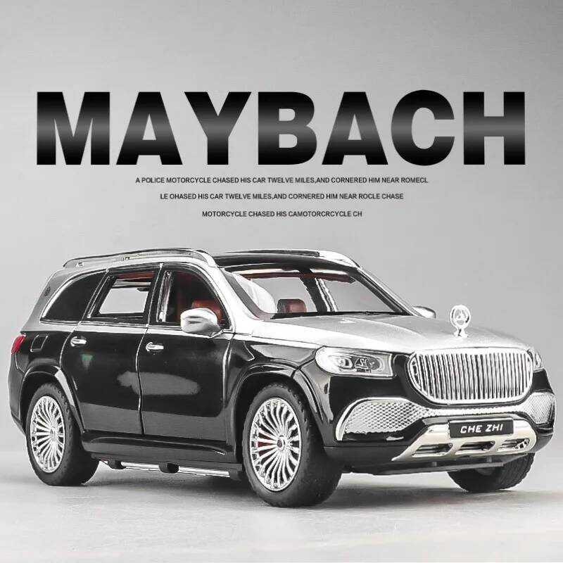 C Diecast 1/24 Mercedes Benz Maybach Gls600 S Ury Car Alloy Model Shops Sell Ornaments Sound Light