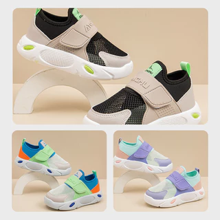 [ส่งจากในประเทศ🚚] รองเท้าวิ่งเด็ก 6-12 ปี ตาข่ายระบายอากาศ น้ำหนักเบาสำหรับนักเรียน