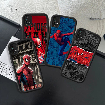 RK75 Spiderman Hp ชุบสําหรับ Xiaomi Redmi หมายเหตุ Poco 13 A3X X6 A3 X6NEO 14 Plus5G C61 X3 9A M6Pro