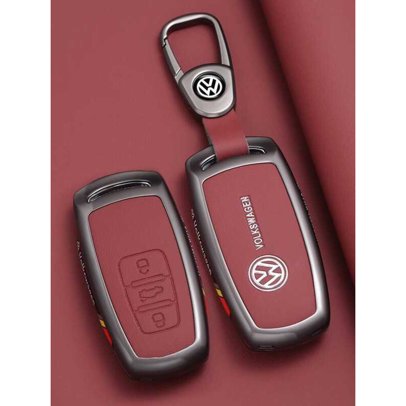 เหมาะสําหรับ Volkswagen Fion ฝาครอบกุญแจ 16-21 Fion เคสกุญแจรถ Fion พวงกุญแจเคสป้องกันโลหะ