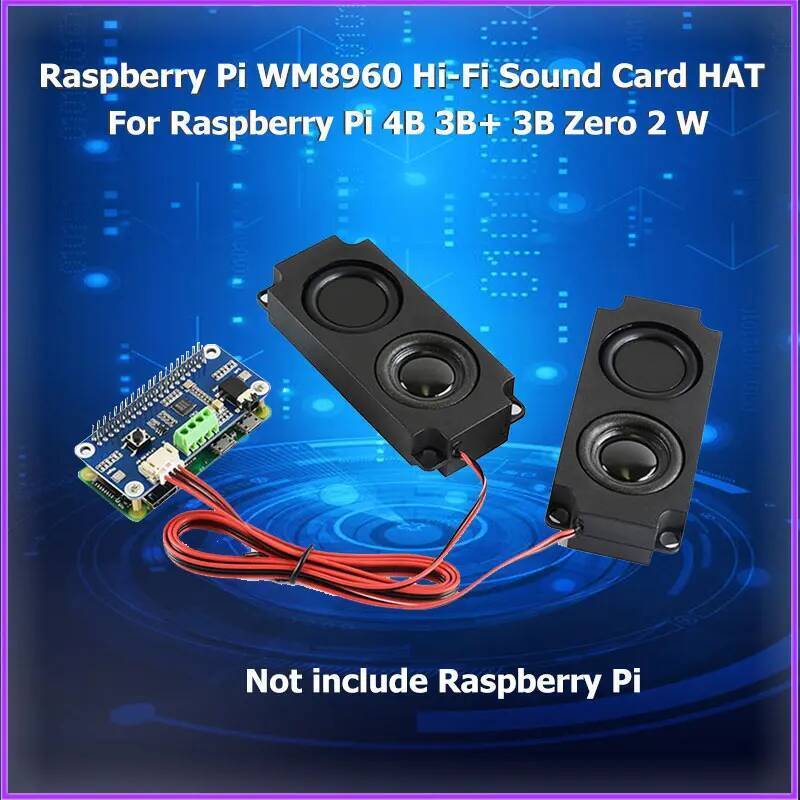 C Raspberry Pi WM8960 การ์ดเสียง Hi-Fi Low Power Audio HAT สเตอริโอ Encoding ถอดรหัสเล่นลําโพงบันทึก