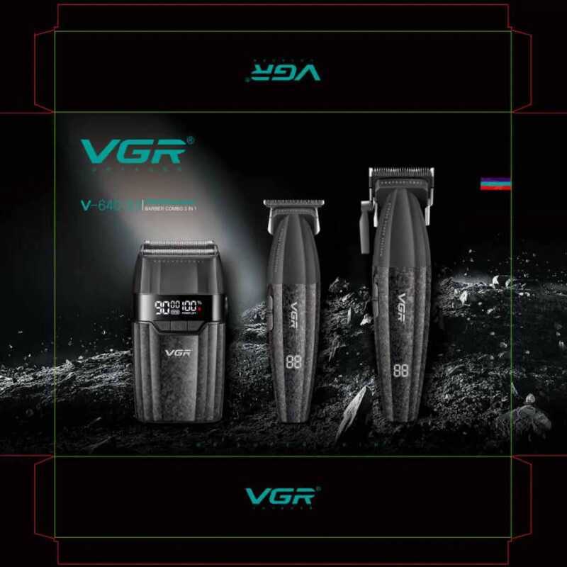 VGR Professional ปรับตัดhine ไฟฟ้าต่อ 9000 RPM ผมไร้สาย Trimmer สําหรับชาย V-640
