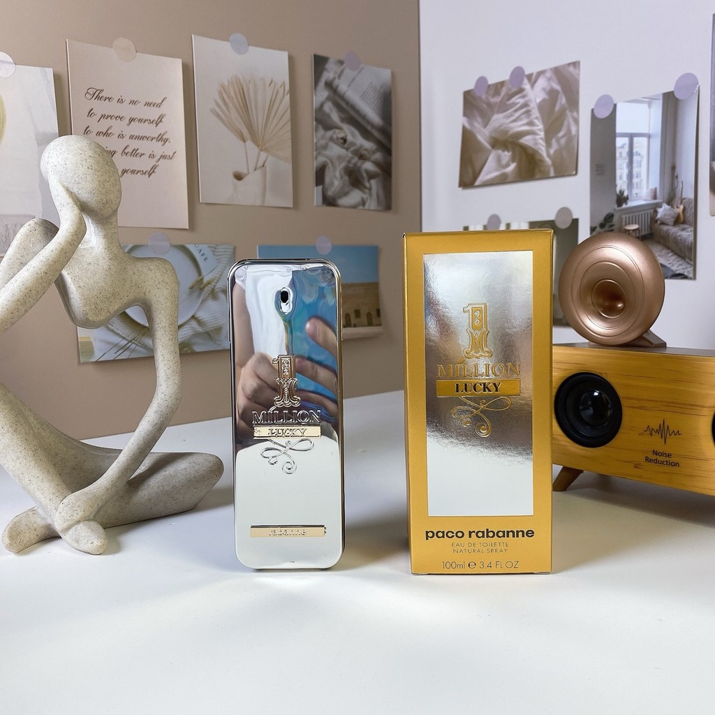 แฟชั่นส่วนบุคคล /50 medimen运百万2018 100ml Rabanne 1 Million Lucky, 2018 ร้านขายของชําสูง师调香调nathhalie