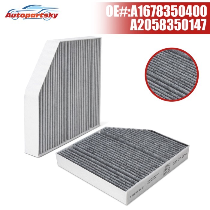 Carbon Cabin Filter  A1678350400 A2058350147 For Mercedes-Benz C400 C300 C450 AMG AMG GT 3.0L C300
