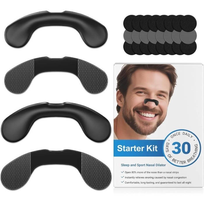 Sports Outdoor Fitness Nasal Strips, Hook and Loop Nasal Strips, Silicone Nasal Strips