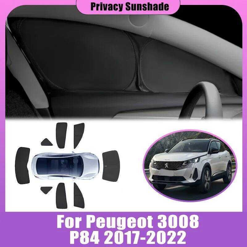 ความเป็นส่วนตัวบังแดดสําหรับPeugeot 3008 P84 MK2 2017-2022 2018 2019 ครอบคลุมAnti-UV Sunroofหน้าต่าง
