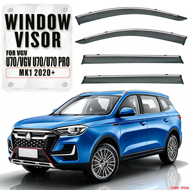 เหมาะสําหรับ Chongauto U70 ที่บังแดดกันฝนแบบหน้าต่าง Rain Eyebrow VGV U70 PRO ที่บังแดดหน้าต่าง