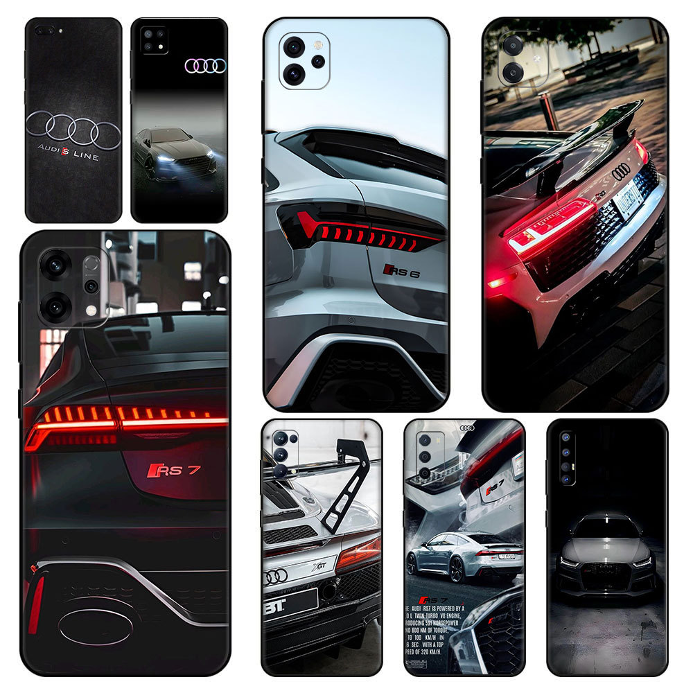 Audi RS 6 7 8 รถสปอร์ตมีสไตล์ ^GL-6 สําหรับ OPPO F5 A73 F7 F9 F11 F17 F25 F19 Pro Plus A7X A9 A74 F2