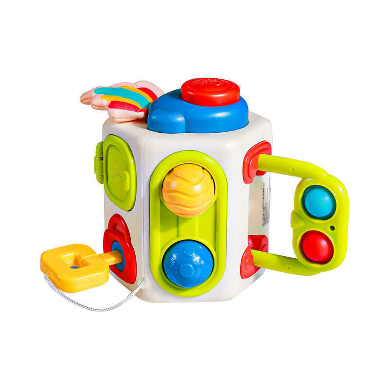& LAEIBEI | Montessori Eduional Busy Cube for 1-3 Years Old