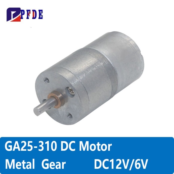 25GA310 DC Reduction Micro Motor DC12V Label Paper Machine Intelligent Equipment Slow Speed Small M